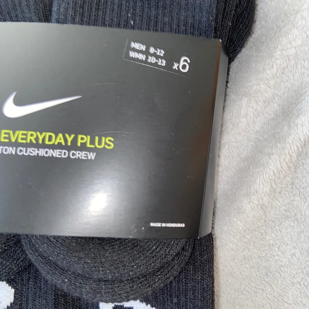 NIKE BLACK SOCKS 6PACK - Picture 5 of 5